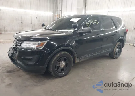 2018 Ford Police Interceptor из США, поврежденный, VIN 1FM5K8AR0JGC75626